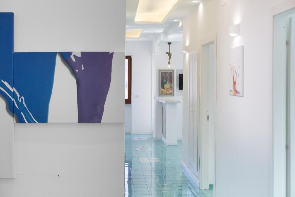 דירות סורנטו Super Attico Vista Mare Con Piscina מראה חיצוני תמונה